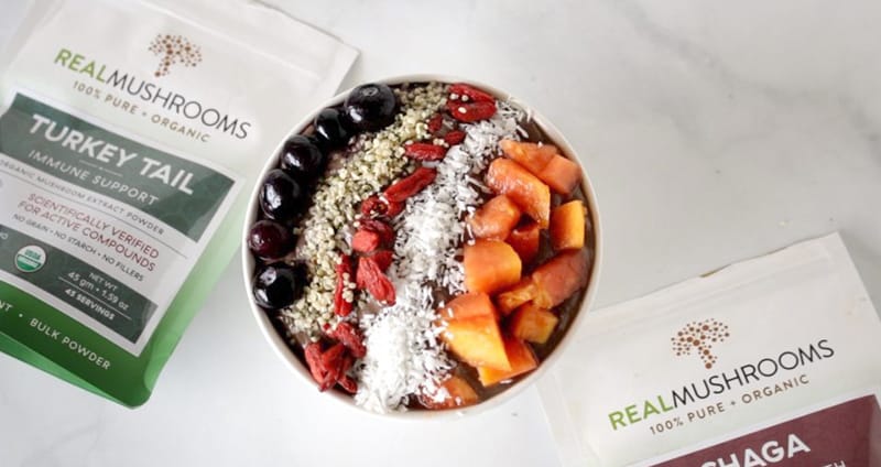 Acai Bowl Recipe with Immune-Supporting Mushrooms