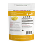 Back of the Real Mushrooms Organic Tremella Extract Powder package with Tremella mushroom extract details, supplement facts, beta-glucans content, usage instructions, and company information.