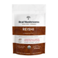 A 100g pouch of Real Mushrooms Organic Reishi Mushroom Powder – Bulk Extract, non-GMO, gluten-free, USDA organic, offers 100 servings rich in beta-glucans.