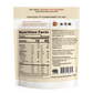 The nutrition facts for a bag of coffee with Real Mushrooms organic mushroom extract and Functional Coconut Creamer - Powder.