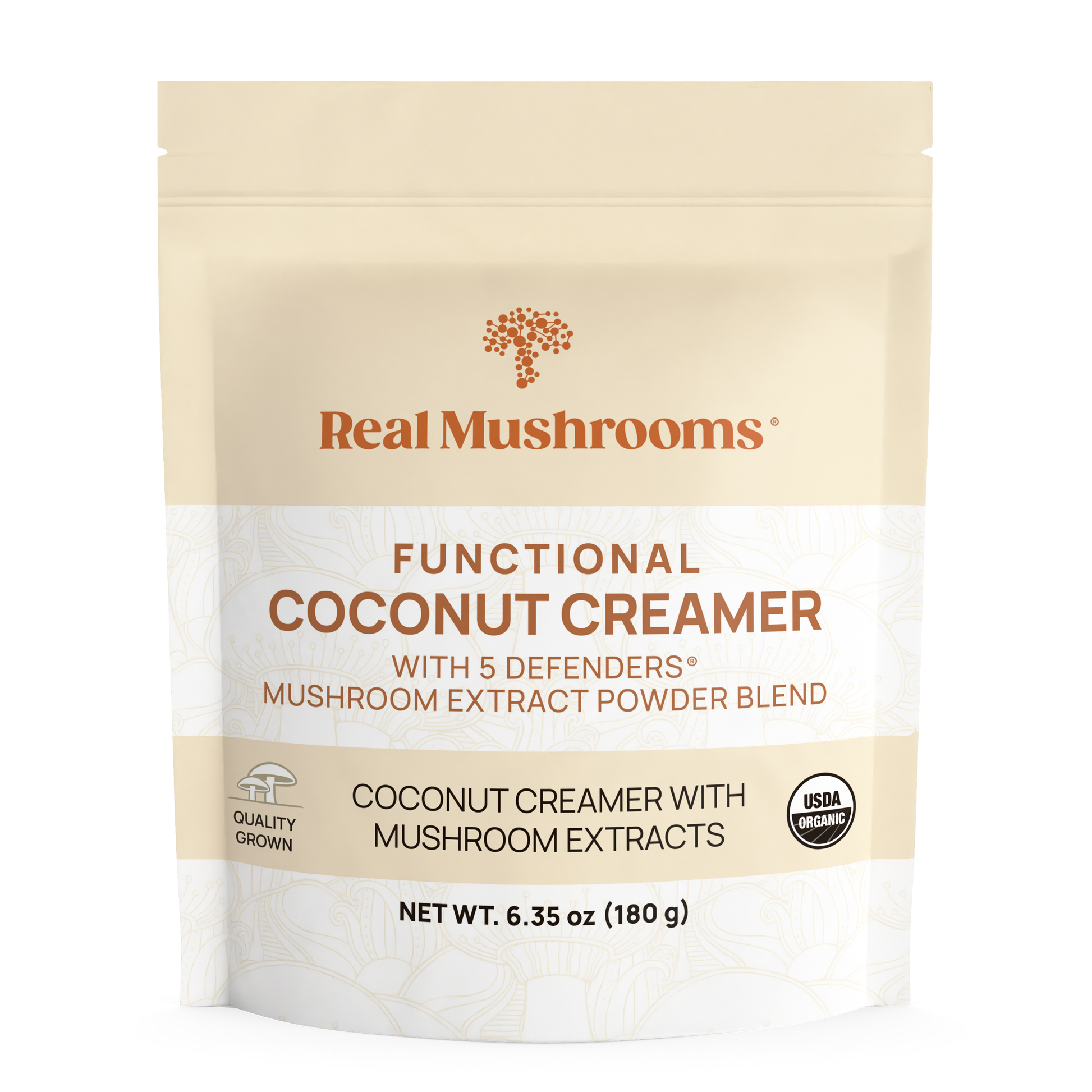 Real Mushrooms Functional Coconut Creamer - Powder