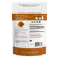 A bag of Organic Cordyceps Mushroom Extract Powder for Pets by Real Mushrooms on a black background.