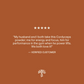 A five-star review on a brown background praises Real Mushrooms Organic Cordyceps Mushroom Extract Powder – Bulk Supplement for boosting energy, focus, and gym stamina, featuring a tree logo at the bottom.