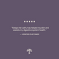 A five-star review for Real Mushrooms Organic Chaga Extract Capsules says: "Keeps me calm, helps my skin, supports my digestive system—fantastic immune boost!" Set on a purple background with a small tree logo at the bottom.