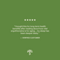 A customer review on a green background features improved sleep and health after using Real Mushrooms Ergo+ Ergothioneine Supplement. A white tree logo appears at the bottom.