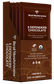 A 5-pack of Mushroom Chocolate Bars by Real Mushrooms, with each vegan bar containing 2 oz (56 grams) of 75% dark chocolate infused with organic mushroom extracts, certified organic and sustainable.