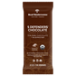 A brown wrapper labeled "Mushroom Chocolate Bar - 5 Pack" by Real Mushrooms features 75% organic dark chocolate and functional mushrooms, with quality certifications. Net weight: 2 oz (56 g). Enjoy the benefits of Mushroom Chocolate Bars.