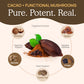 Real Mushrooms' Mushroom Hot Chocolate Mix is cocoa functional mushrooms pure potent real.