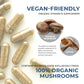 Vegan friendly Real Mushrooms Vitamin D from Organic Mushrooms supplement.