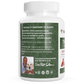 A bottle of Real Mushrooms Turkey Tail Extract Capsules for Pets with a picture of a dog.