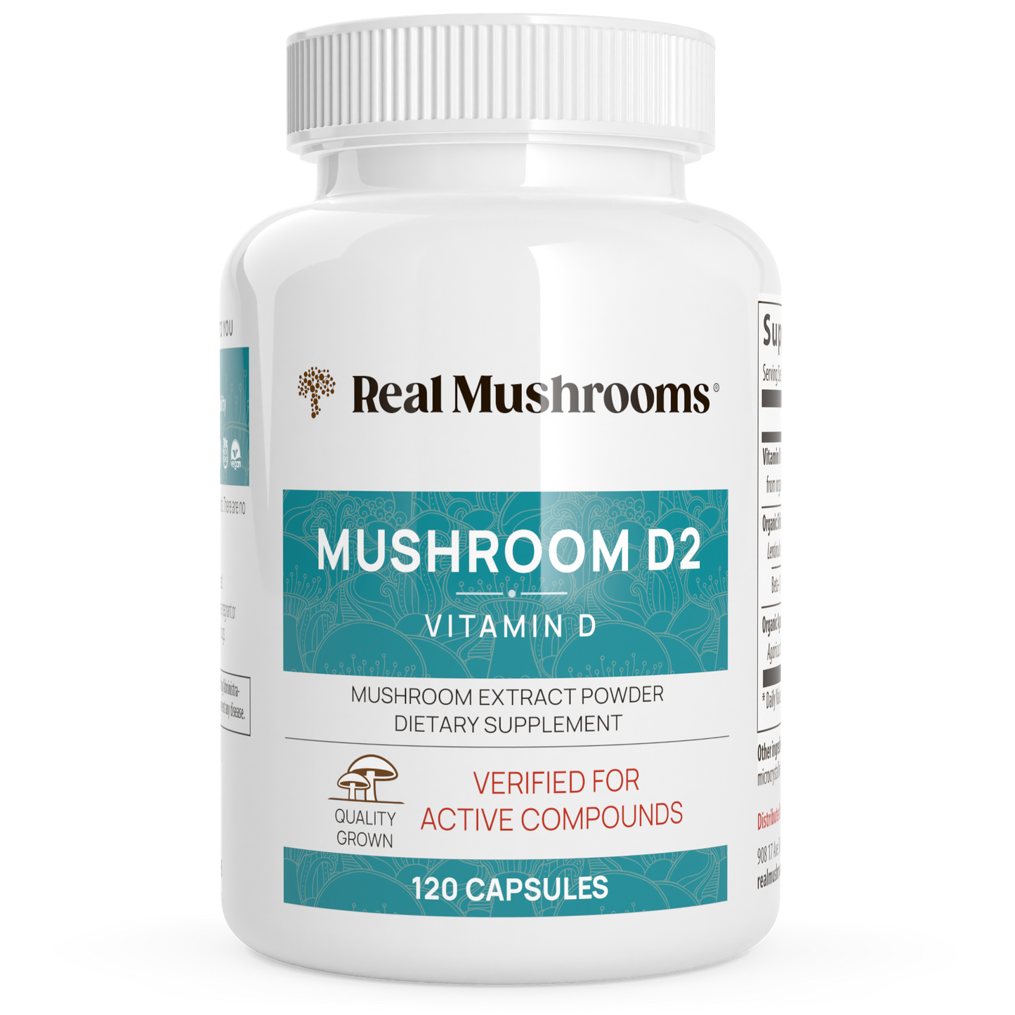 Real Mushrooms Vitamin D from Organic Mushrooms.